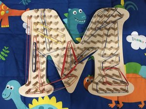 Letter Geoboards