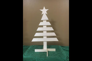 Unfinished Wooden Christmas Tree