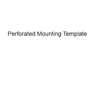 Perforated Mounting Template